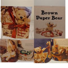 Brown Paper Bear Children,s Story Book