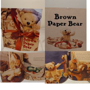 Brown Paper Bear Children,s Story Book