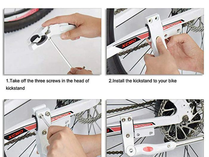 Bicycle Kickstand Parking Rack