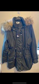 Gorgeous BE YOU Khaki Dark Green PARKA Coat Jacket BNWT