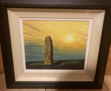 Irish oil painting free postage