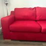 Red 2 Seater Suite Image 2