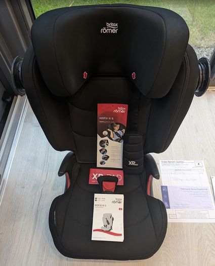 Britax Romer Kidfix III S with XP Pad and SICT High Back Booster Car Seat - Cosmos Black