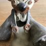 Hand-made Pottery Clown Image 2