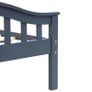 Bed Frame Grey Solid Pinewood 90x200 cm Image 5