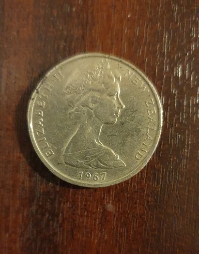 New Zealend 50 Cent Endeavour Coin 1967