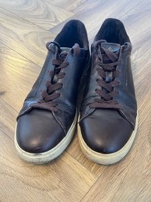 GANT Leather Sneakers  Dark Brown