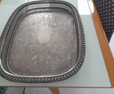 silver tray