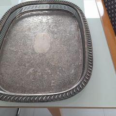 silver tray