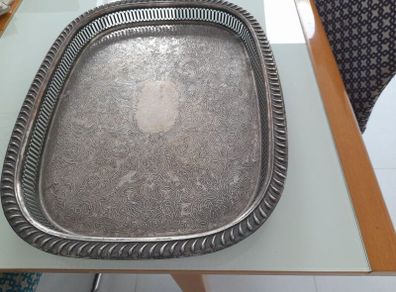 silver tray