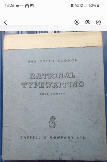 Vintage 1950 TypewriterManual