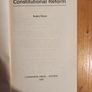 Constitutional Reform. Re-shaping Thhe British Political System   By Rodney Brazier. Paperback In Good Condition. Image 4