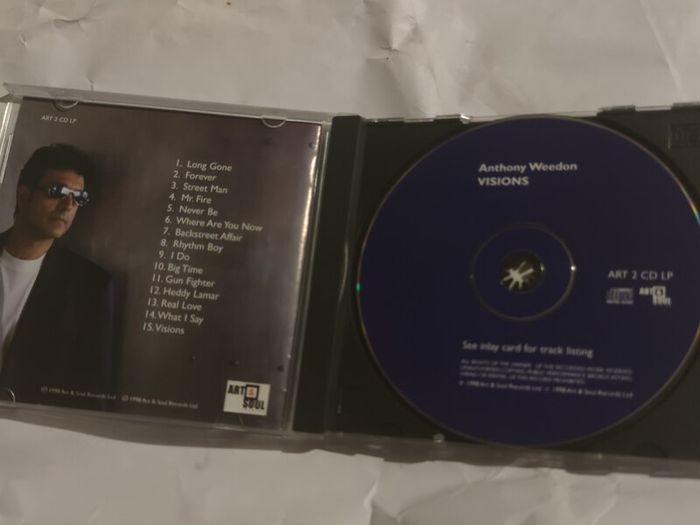 Anthony Weedon - Visions Cd