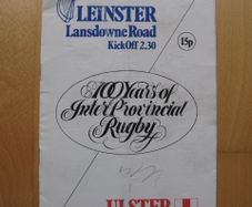 Leinster vs Ulster 13 December 1975 Program