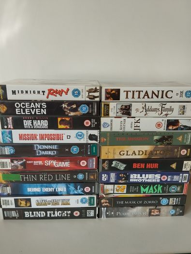Classic Movies & Action VHS Collection