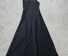 Black maxi dress Shein size S