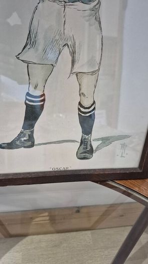 Vintage Spy Sports Lithograph Guy Nickalls Oscar Edition