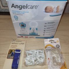 Baby Safety bundle - Angelcare Baby Monitor/Socket Covers/Corner Cushions/Wrist Link