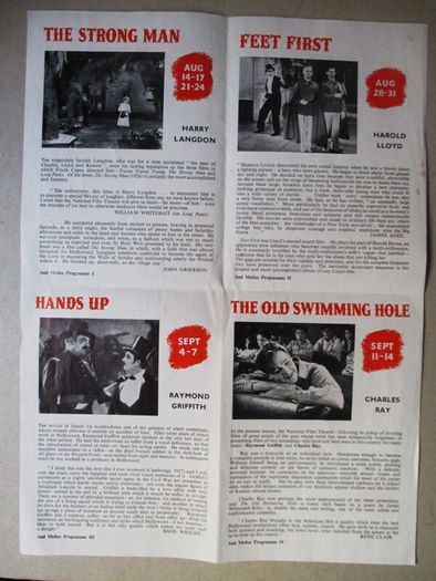 Vintage Film Leaflets
