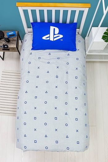 PlayStation Official Duvet Cover Layer Design | Reversible 2 Sided Bedding Duvet Cover, Pillow Case Included