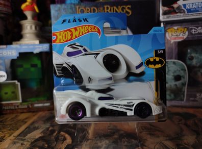 Batmobile White ! The Flash ! 2023 ! Hot Wheels ! by Mattel !