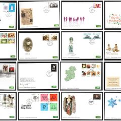 Collection 2015 Ireland Commemorative Stamps An Post First Day Cover (FDC). Collection of 16 covers.