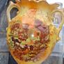 2 Beautiful Antique Two-Handled Pedestal Farm Vases, Postage Available or Collection Image 3