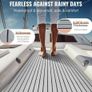 Boat Flooring, EVA Foam Boat Decking 240 x 116.1 cm, Non-Slip Self-Adhesive Flooring, 2.78 m Marine Carpet for Boats, Yacht, Pontoon, Kayak Decking Image 2