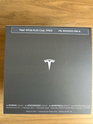 Tesla Paint Repair Kit -PPSW Pearl White
