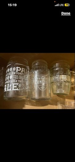 beer whiskey glasses