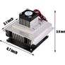12V DIY Thermoelectric Peltier Refrigeration Cooling System Kit Semiconductor Cooler Heat Sink Conduction Module Fridge Mini Air Conditioner Refrigeration Image 4