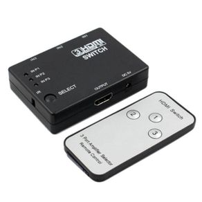 HDMI 3 Port Switcher Splitter Switch Hub with Remote for HDTV PS3 Sky Xbox 360