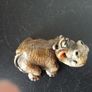 John Raya Beasties of the Kingdom Hippo Figurine, Vintage 1986 Image 3