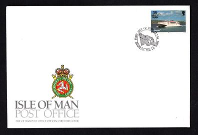 1996 Isle of Man 35p Seacat (Catamaran Ferry) Definitive Stamp First Day Cover (FDC)
