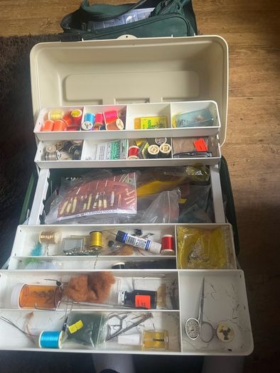Fishing Fly tying equipment
