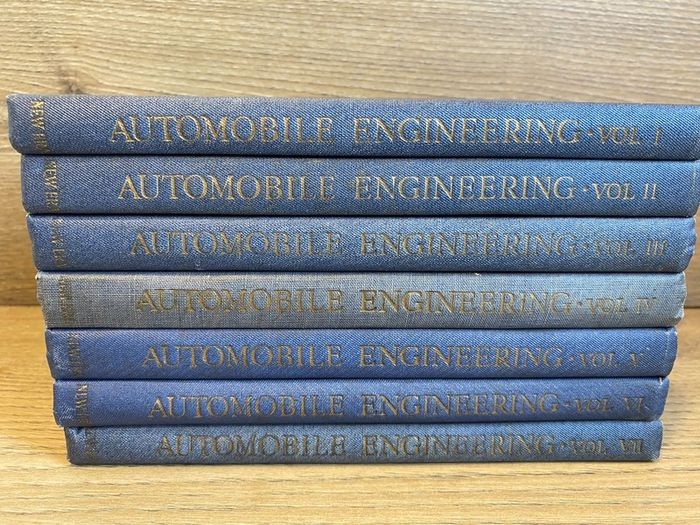 Automobile Engineering - Volumes I to VII (Complete) 1949