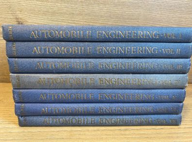 Automobile Engineering - Volumes I to VII (Complete) 1949