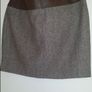 Brand new Dunnes lovely brown skirt with leather inserts  size UK16 EUR 44 Postage included Image 3