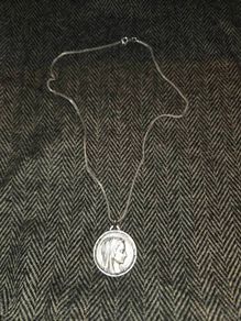 925 Sterling Silver Our Lady of Lourdes Necklace