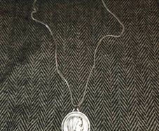 925 Sterling Silver Our Lady of Lourdes Necklace