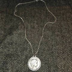 925 Sterling Silver Our Lady of Lourdes Necklace