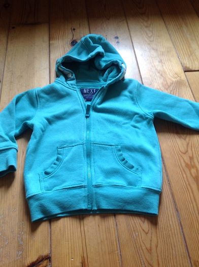 NEXT Age 2-3 Green Hoodie