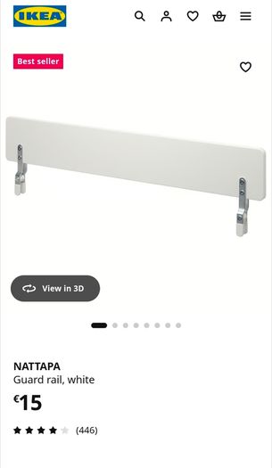 IKEA toddler's Bed  Critter + 3x fitted sheets + mattress
