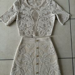 Maje knit Top & Skirt