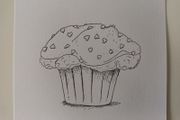 Large Cupcake - Magnolia Rubber Stamp