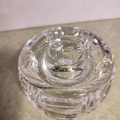 VINTAGE Waterford Candle Holder, Waterford Crystal 2 Way Candle Holder, Irish Crystal Round Taper Candle. No 32.