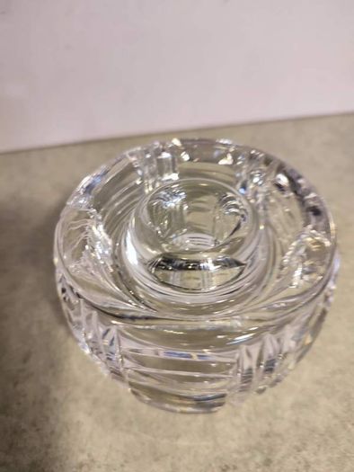 VINTAGE Waterford Candle Holder, Waterford Crystal 2 Way Candle Holder, Irish Crystal Round Taper Candle. No 32.
