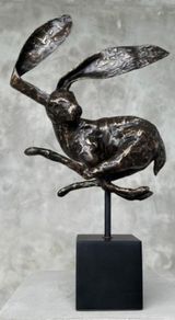 Running Hare - Speckled Bronze