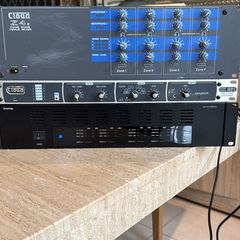 Cloud Mixers x 2 , BiAmp 8 channel Amplifier