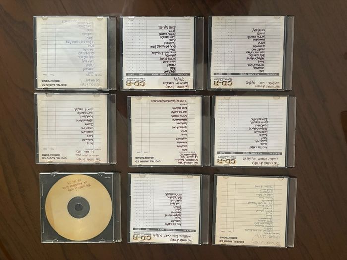 Job lot of thirty one Sisters of Mercy live bootleg recordings plus one CD of demo recordings. All look in good condition. See photos for shows and dates. Sold as a job lot. Bargain!